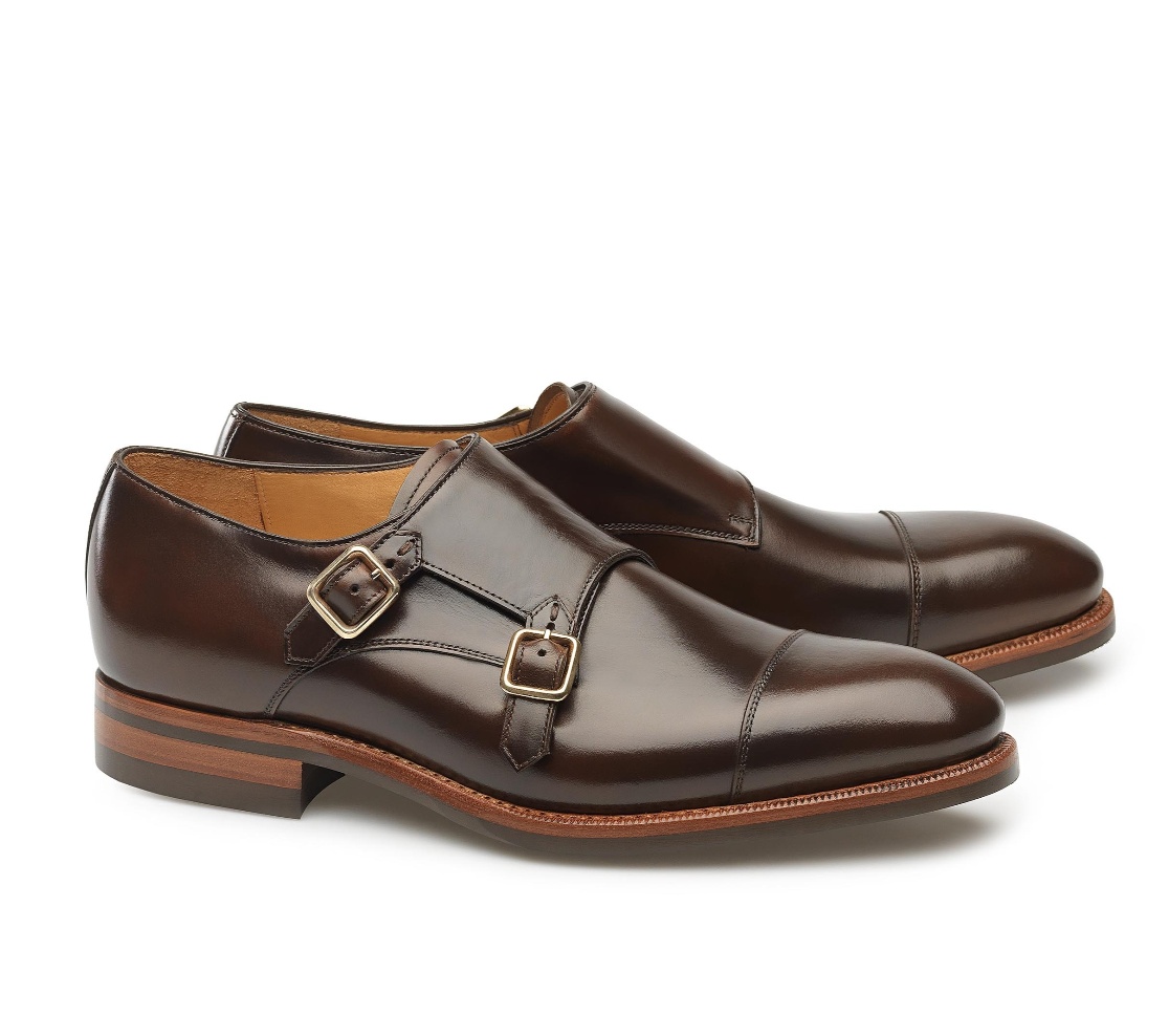Double Buckle Shoes - Griffin Anil Betis Rosewood